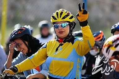 مسابقه دوچرخه سواری بانوان - تبریز